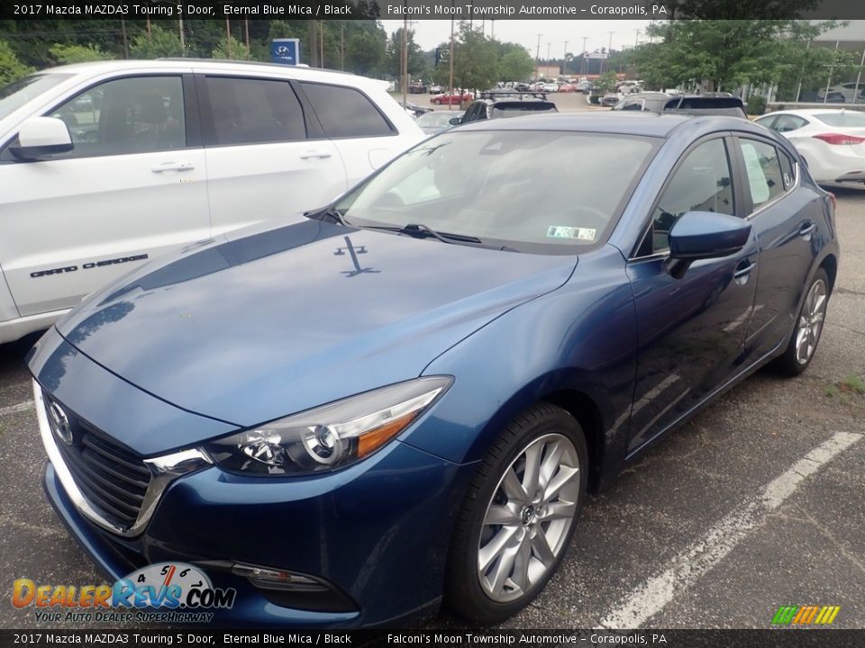 2017 Mazda MAZDA3 Touring 5 Door Eternal Blue Mica / Black Photo #1