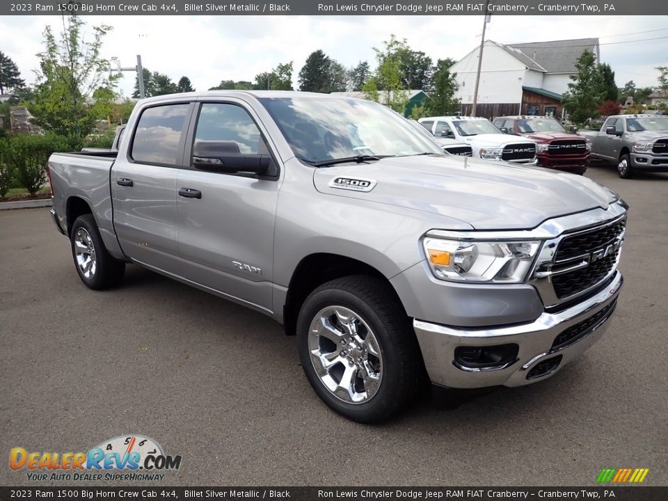 2023 Ram 1500 Big Horn Crew Cab 4x4 Billet Silver Metallic / Black Photo #7