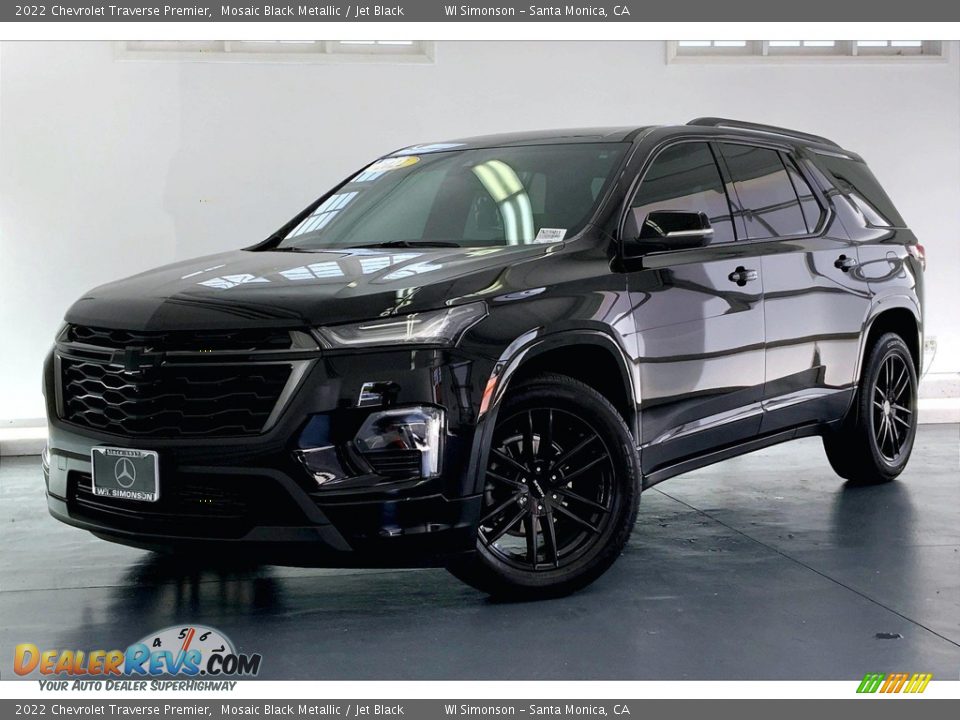 Mosaic Black Metallic 2022 Chevrolet Traverse Premier Photo #11