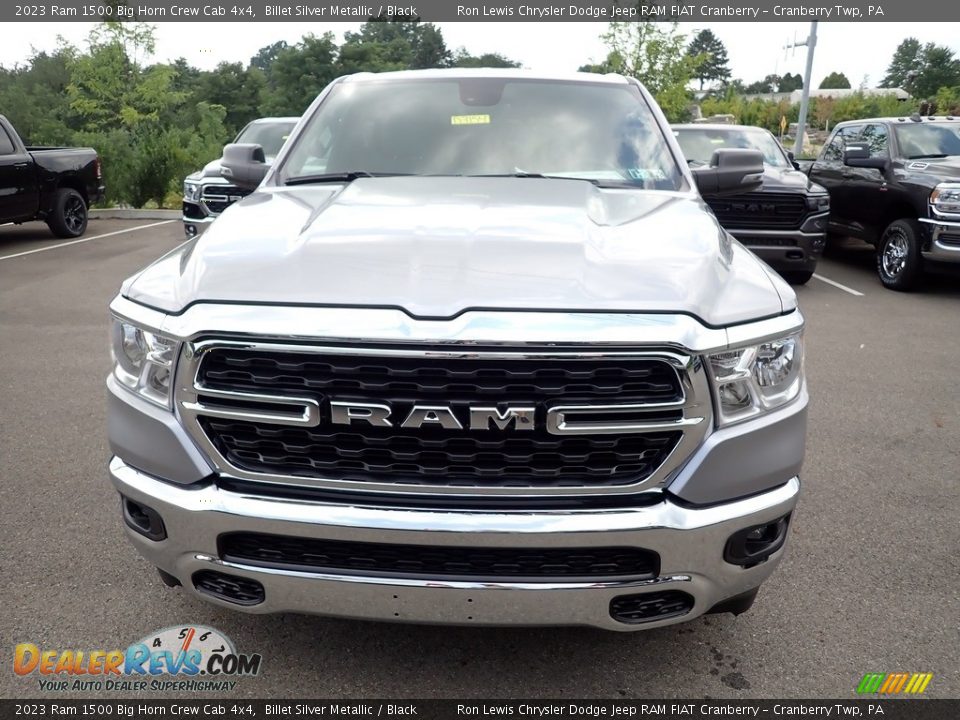 2023 Ram 1500 Big Horn Crew Cab 4x4 Billet Silver Metallic / Black Photo #8