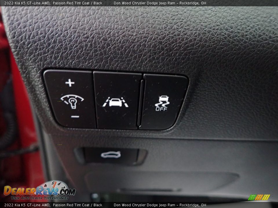 2022 Kia K5 GT-Line AWD Passion Red Tint Coat / Black Photo #19