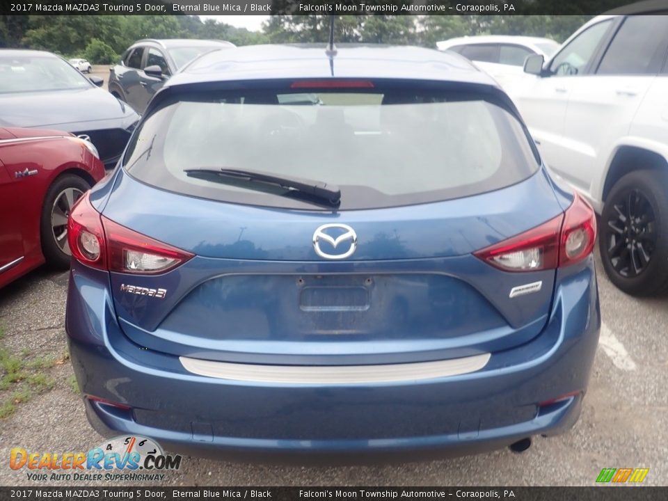 2017 Mazda MAZDA3 Touring 5 Door Eternal Blue Mica / Black Photo #3