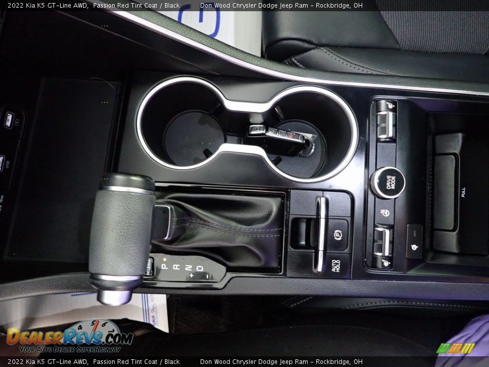 2022 Kia K5 GT-Line AWD Passion Red Tint Coat / Black Photo #24