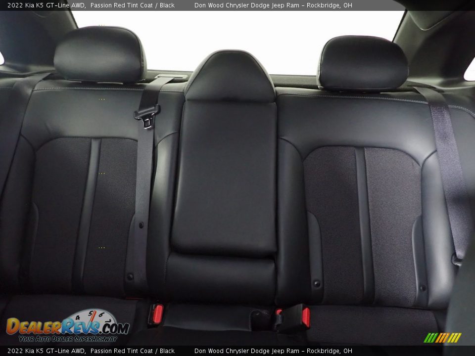 2022 Kia K5 GT-Line AWD Passion Red Tint Coat / Black Photo #25