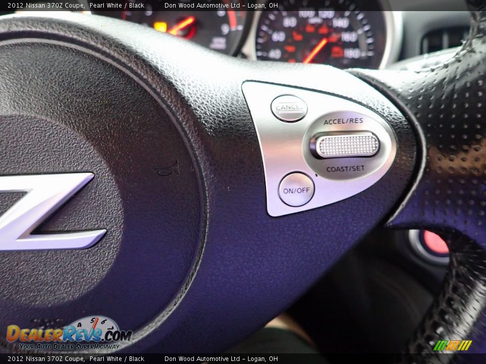 2012 Nissan 370Z Coupe Pearl White / Black Photo #15