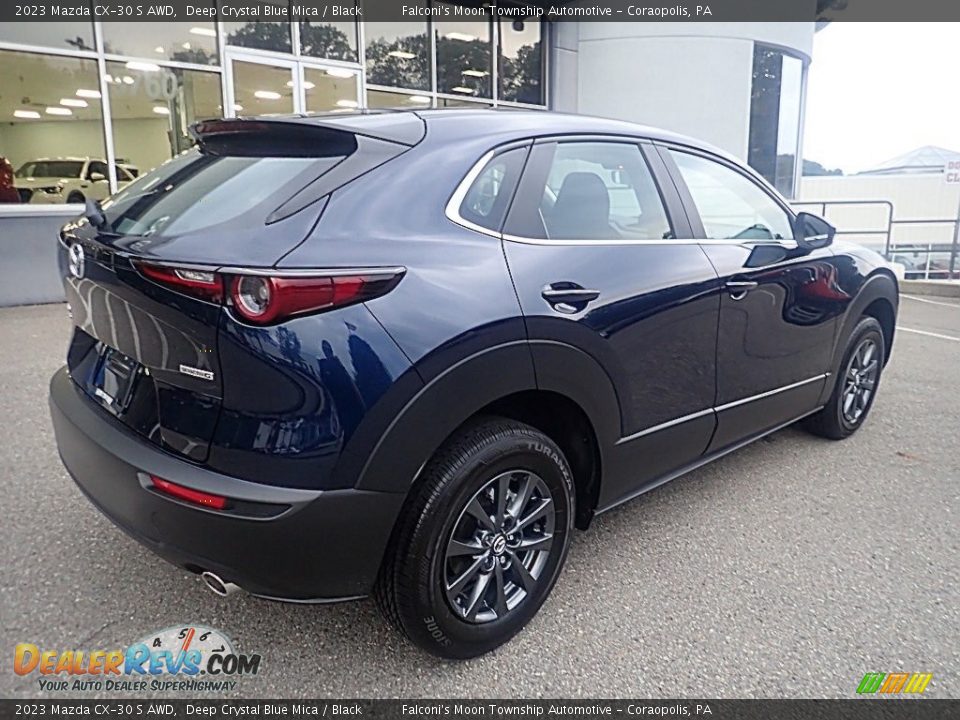 2023 Mazda CX-30 S AWD Deep Crystal Blue Mica / Black Photo #2