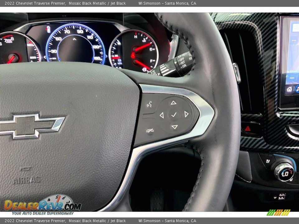 2022 Chevrolet Traverse Premier Steering Wheel Photo #21