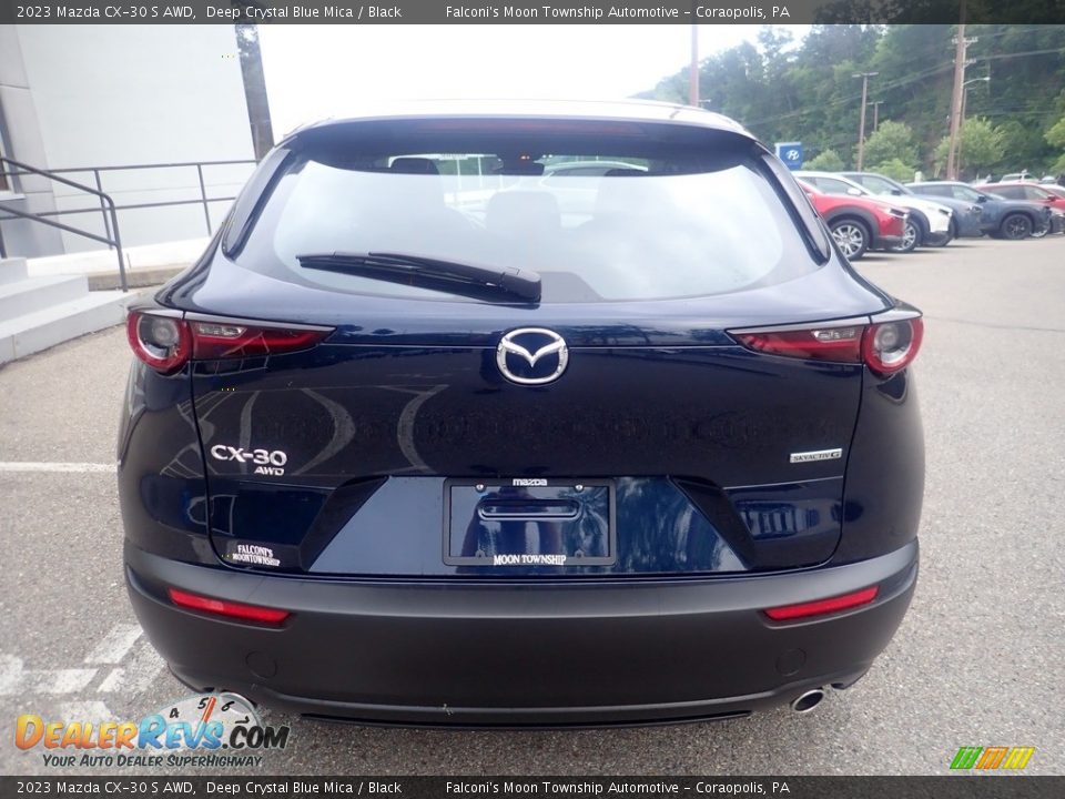 2023 Mazda CX-30 S AWD Deep Crystal Blue Mica / Black Photo #3