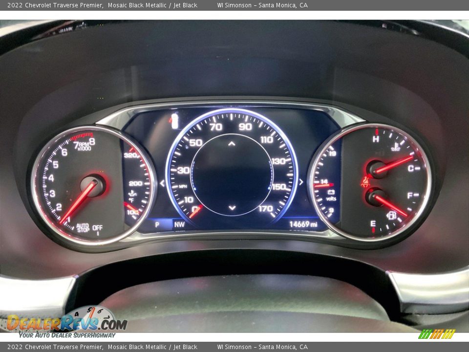 2022 Chevrolet Traverse Premier Gauges Photo #22