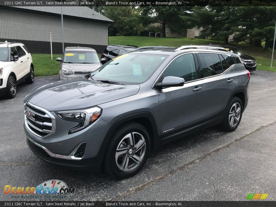 2021 GMC Terrain SLT Satin Steel Metallic / Jet Black Photo #2