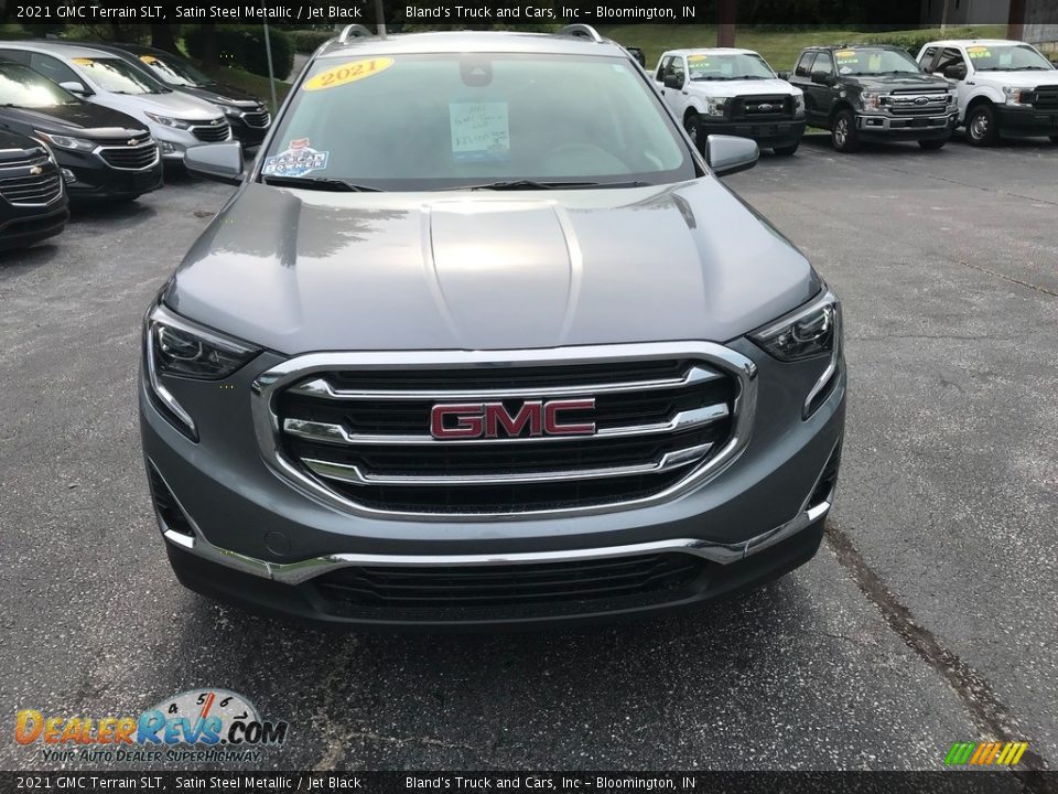 2021 GMC Terrain SLT Satin Steel Metallic / Jet Black Photo #3