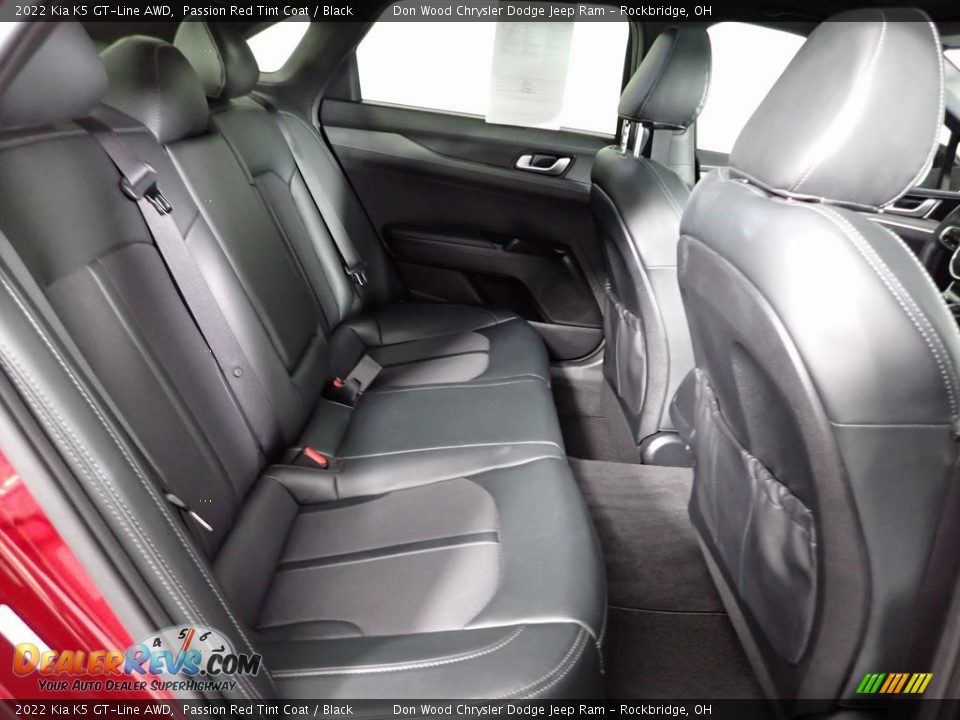 2022 Kia K5 GT-Line AWD Passion Red Tint Coat / Black Photo #32