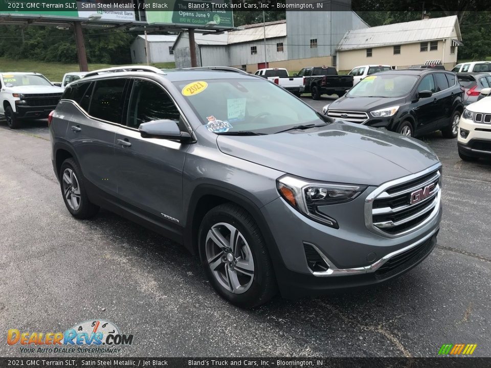 2021 GMC Terrain SLT Satin Steel Metallic / Jet Black Photo #4