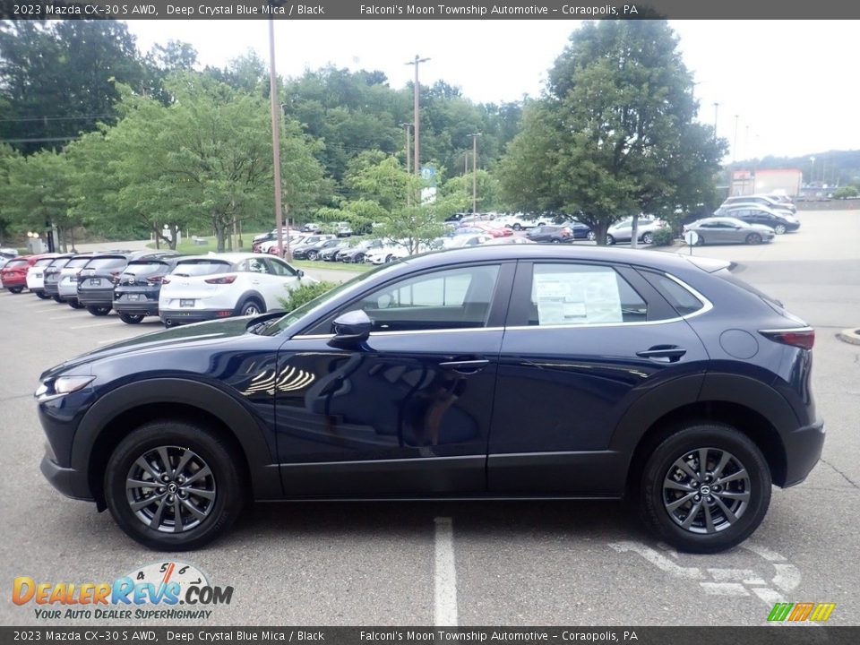 2023 Mazda CX-30 S AWD Deep Crystal Blue Mica / Black Photo #6