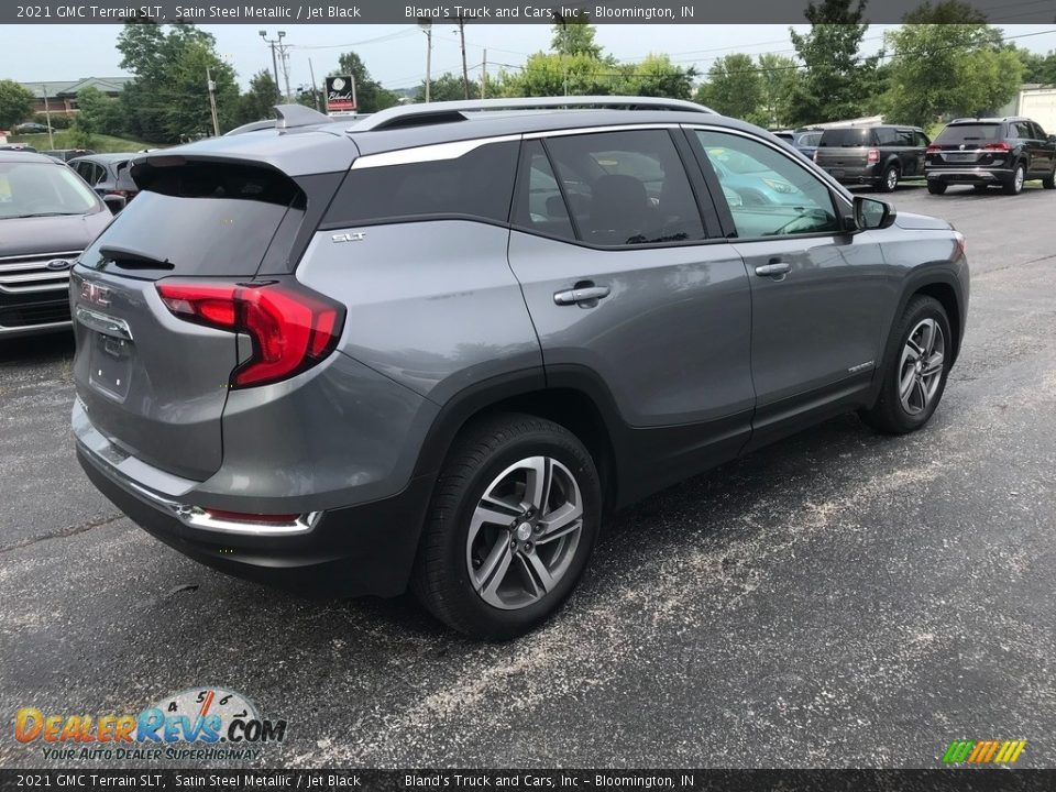 2021 GMC Terrain SLT Satin Steel Metallic / Jet Black Photo #6