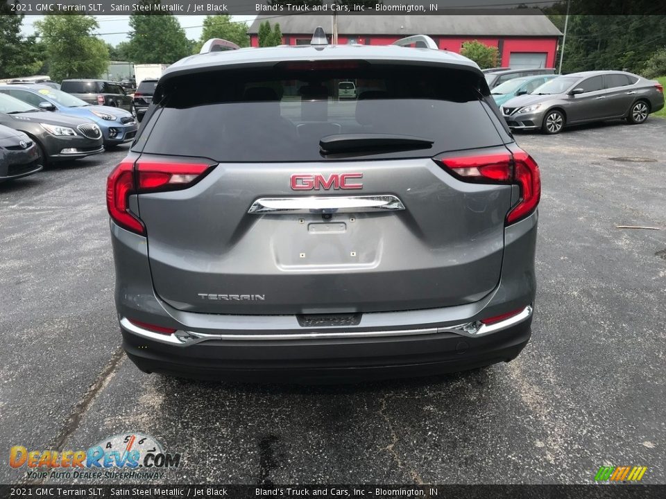 2021 GMC Terrain SLT Satin Steel Metallic / Jet Black Photo #7