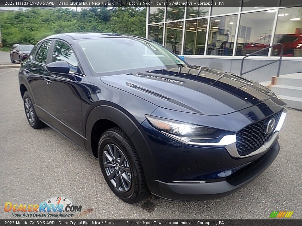 2023 Mazda CX-30 S AWD Deep Crystal Blue Mica / Black Photo #9