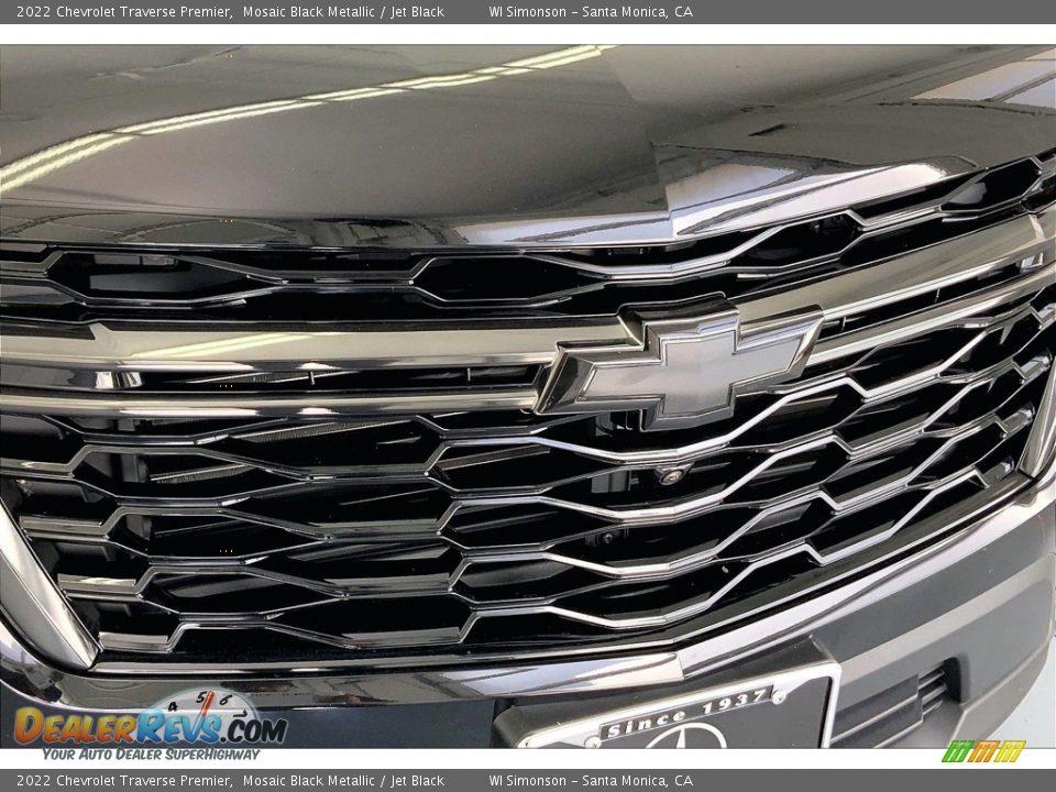 2022 Chevrolet Traverse Premier Mosaic Black Metallic / Jet Black Photo #29