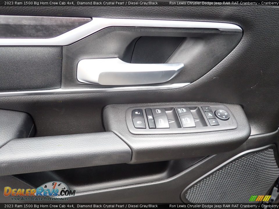 2023 Ram 1500 Big Horn Crew Cab 4x4 Diamond Black Crystal Pearl / Diesel Gray/Black Photo #14