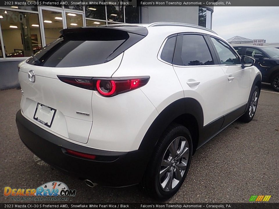 2023 Mazda CX-30 S Preferred AWD Snowflake White Pearl Mica / Black Photo #2