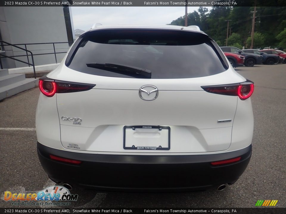 2023 Mazda CX-30 S Preferred AWD Snowflake White Pearl Mica / Black Photo #3