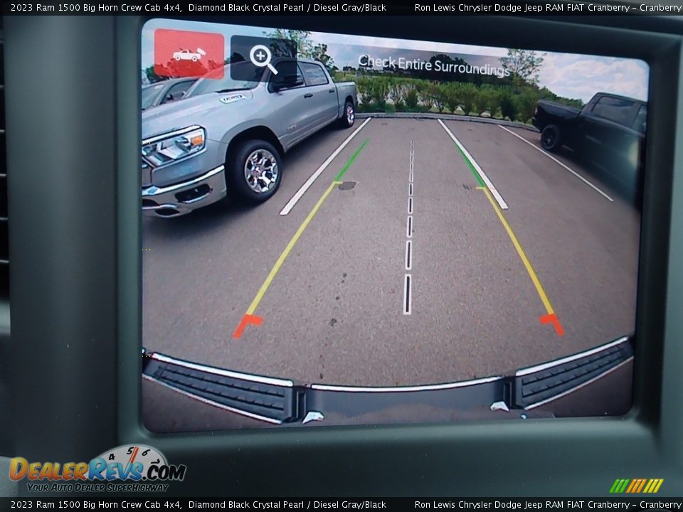 2023 Ram 1500 Big Horn Crew Cab 4x4 Diamond Black Crystal Pearl / Diesel Gray/Black Photo #18