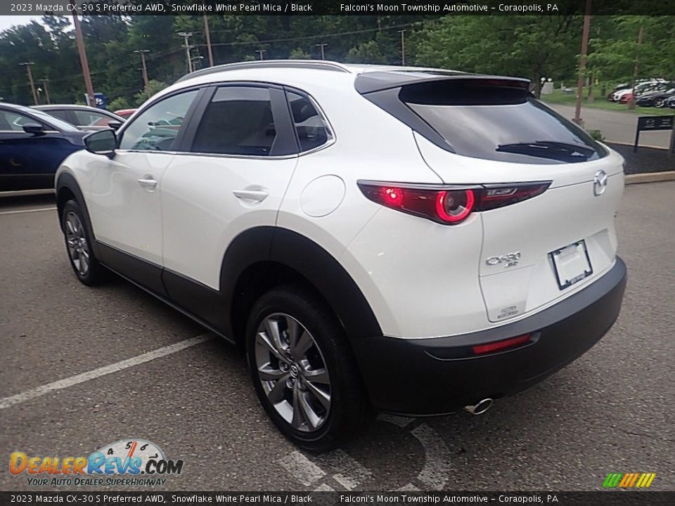 2023 Mazda CX-30 S Preferred AWD Snowflake White Pearl Mica / Black Photo #5