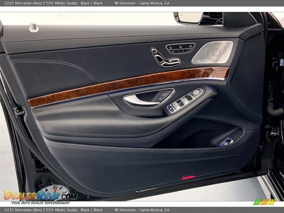 2015 Mercedes-Benz S 550 4Matic Sedan Black / Black Photo #26