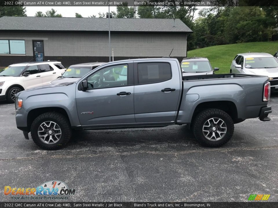 2022 GMC Canyon AT4 Crew Cab 4WD Satin Steel Metallic / Jet Black Photo #1