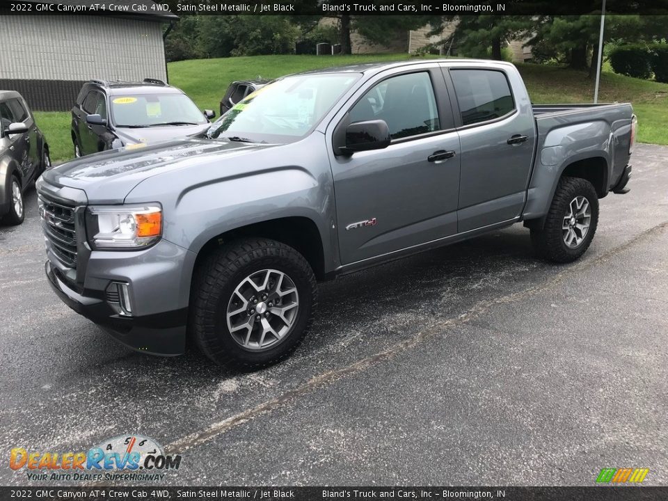 2022 GMC Canyon AT4 Crew Cab 4WD Satin Steel Metallic / Jet Black Photo #2