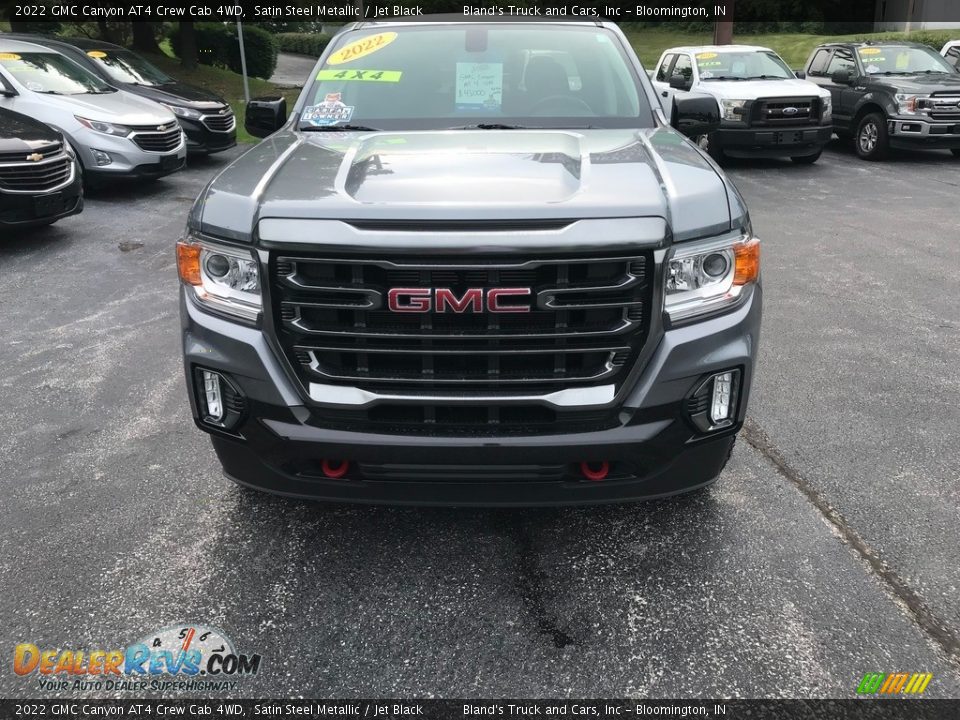 2022 GMC Canyon AT4 Crew Cab 4WD Satin Steel Metallic / Jet Black Photo #3