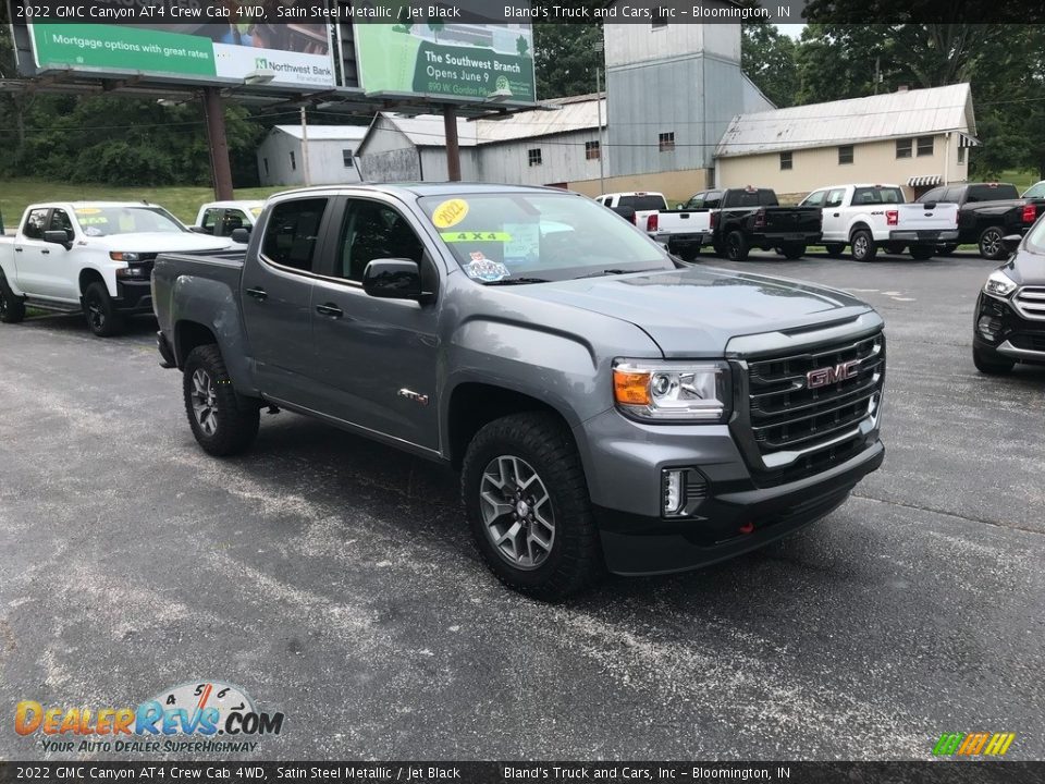 2022 GMC Canyon AT4 Crew Cab 4WD Satin Steel Metallic / Jet Black Photo #4