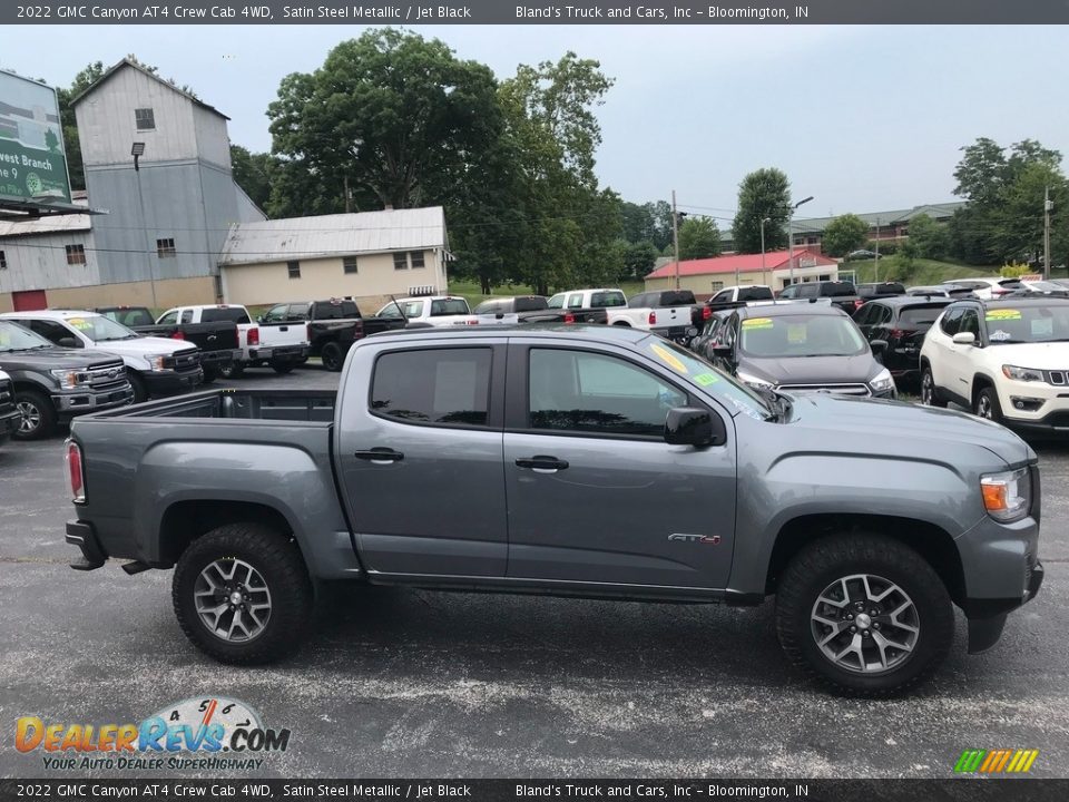 2022 GMC Canyon AT4 Crew Cab 4WD Satin Steel Metallic / Jet Black Photo #6