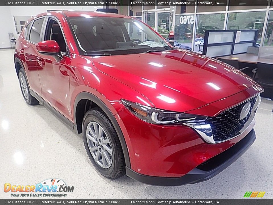 2023 Mazda CX-5 S Preferred AWD Soul Red Crystal Metallic / Black Photo #7