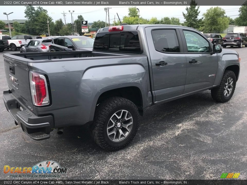 2022 GMC Canyon AT4 Crew Cab 4WD Satin Steel Metallic / Jet Black Photo #7