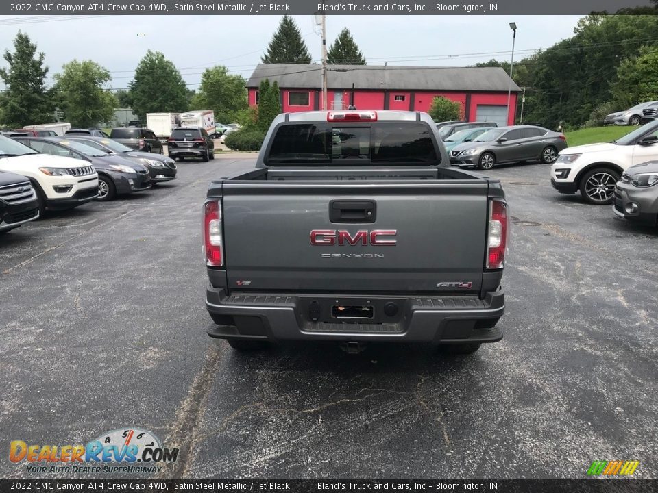 2022 GMC Canyon AT4 Crew Cab 4WD Satin Steel Metallic / Jet Black Photo #8