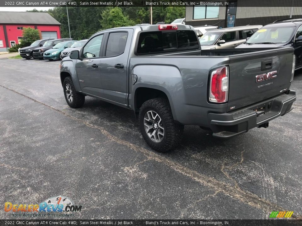 2022 GMC Canyon AT4 Crew Cab 4WD Satin Steel Metallic / Jet Black Photo #10