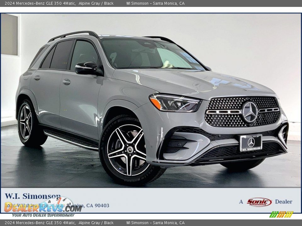 2024 Mercedes-Benz GLE 350 4Matic Alpine Gray / Black Photo #1