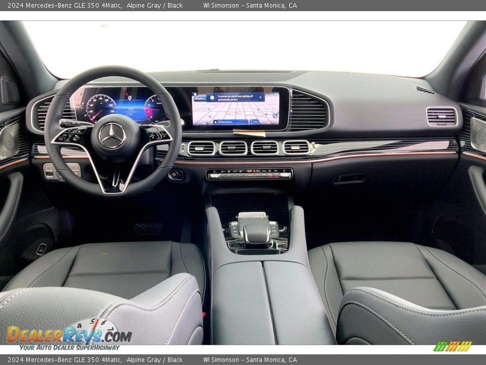 Black Interior - 2024 Mercedes-Benz GLE 350 4Matic Photo #6