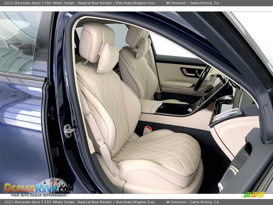 Macchiato/Magma Grey Interior - 2023 Mercedes-Benz S 580 4Matic Sedan Photo #5