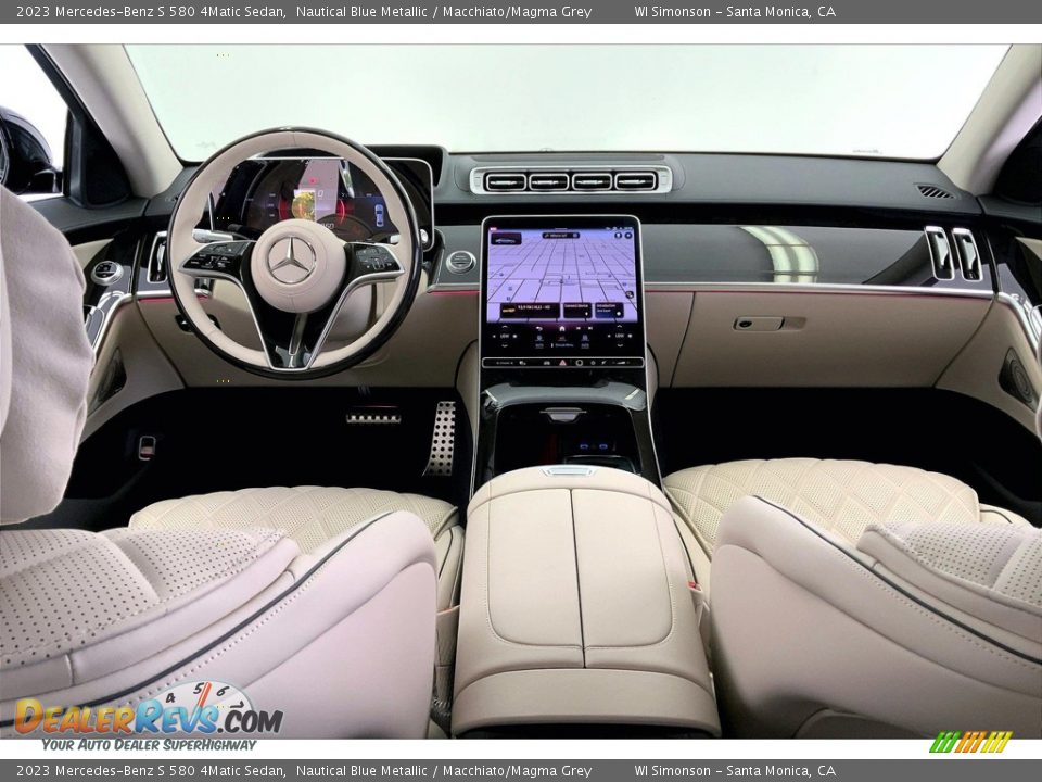 Dashboard of 2023 Mercedes-Benz S 580 4Matic Sedan Photo #6