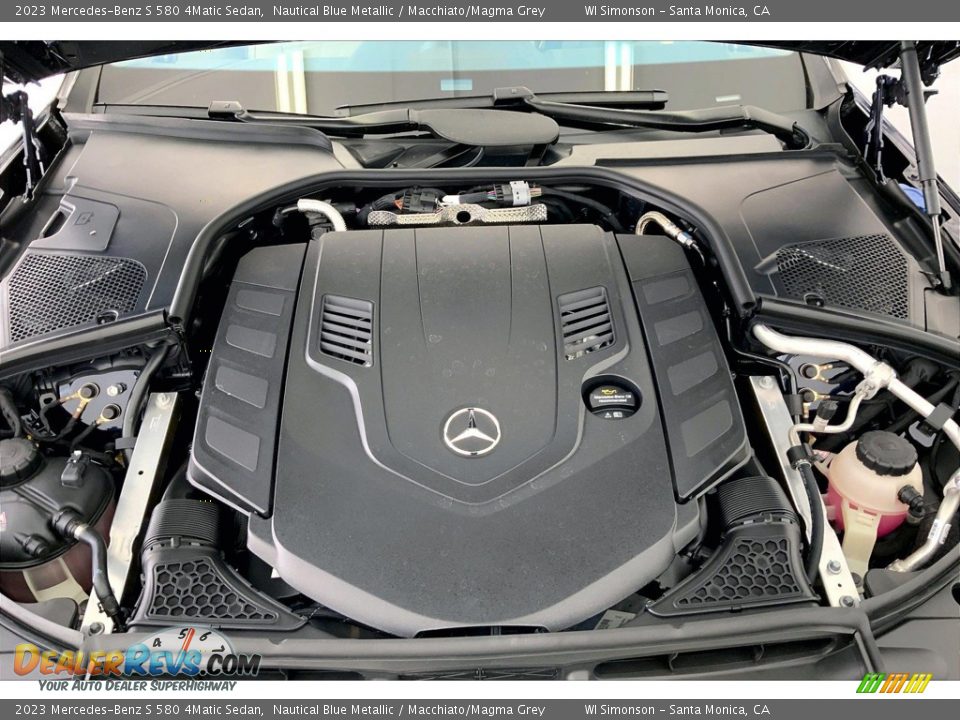 2023 Mercedes-Benz S 580 4Matic Sedan 4.0 Liter DI biturbo DOHC 32-Valve VVT V8 Engine Photo #9