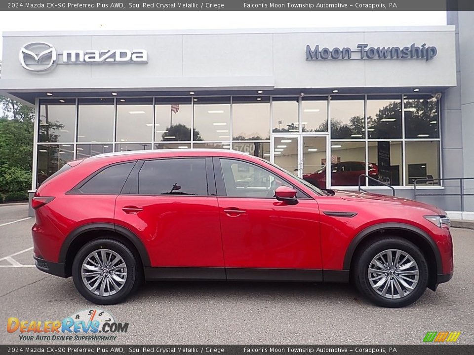 2024 Mazda CX-90 Preferred Plus AWD Soul Red Crystal Metallic / Griege Photo #1