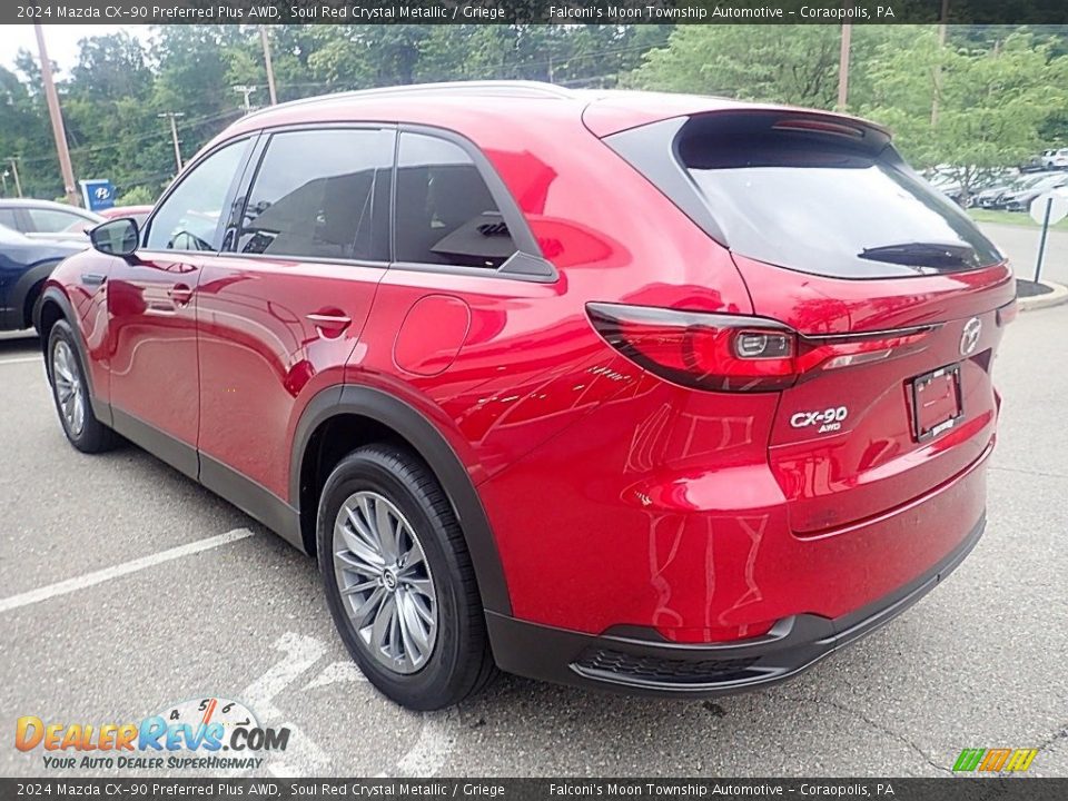 2024 Mazda CX-90 Preferred Plus AWD Soul Red Crystal Metallic / Griege Photo #5