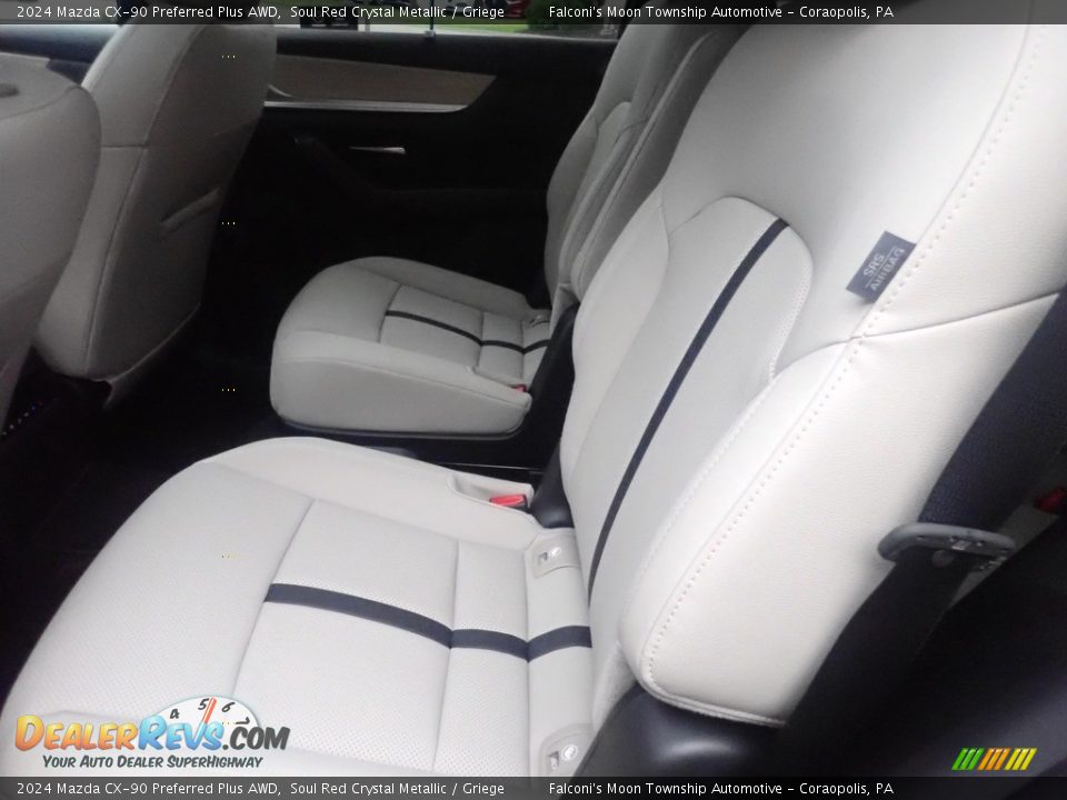 Rear Seat of 2024 Mazda CX-90 Preferred Plus AWD Photo #11