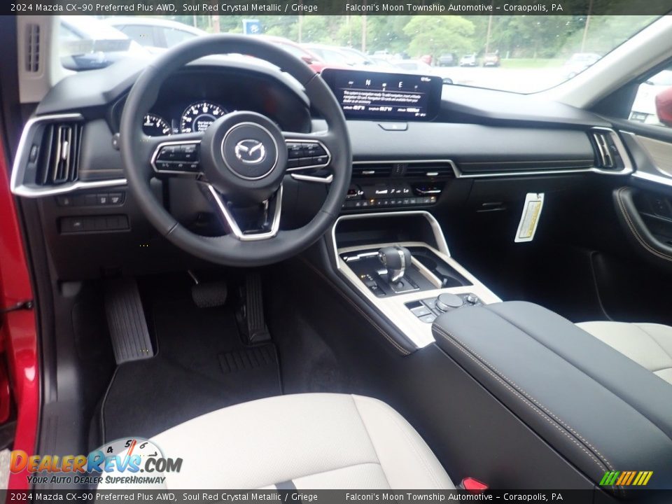 Griege Interior - 2024 Mazda CX-90 Preferred Plus AWD Photo #13