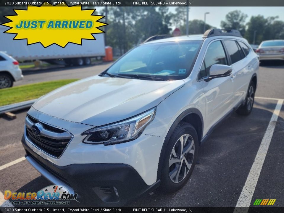 2020 Subaru Outback 2.5i Limited Crystal White Pearl / Slate Black Photo #1