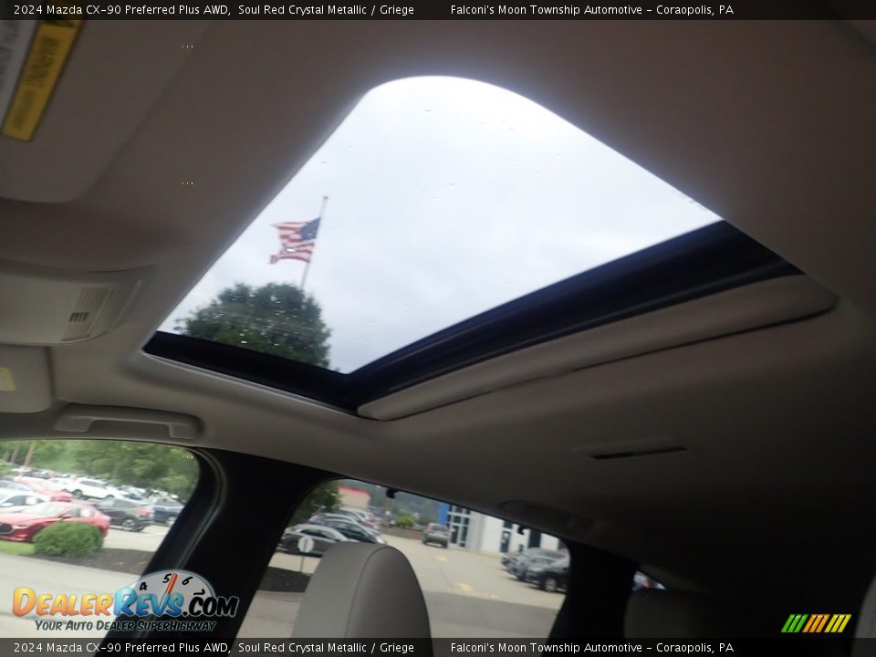 Sunroof of 2024 Mazda CX-90 Preferred Plus AWD Photo #16