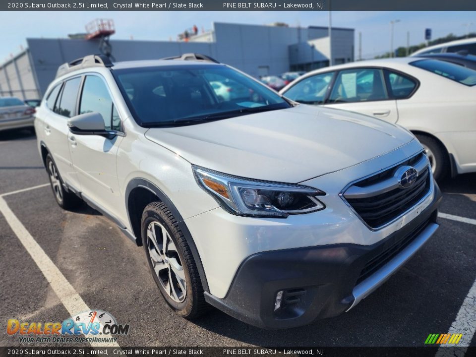 2020 Subaru Outback 2.5i Limited Crystal White Pearl / Slate Black Photo #2