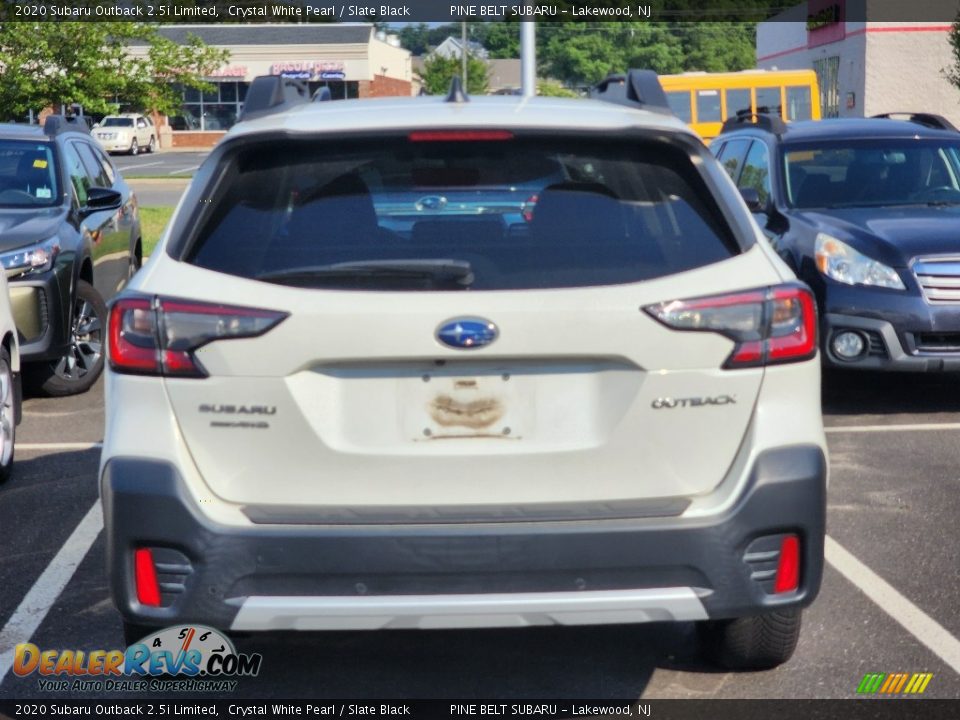 2020 Subaru Outback 2.5i Limited Crystal White Pearl / Slate Black Photo #4